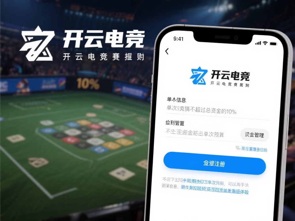想要参与开云电竞竞猜，首先需要在平台上完成注册。流